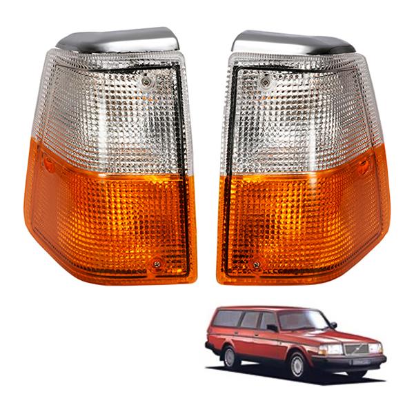 車 VOLVO 240 純正 コーナーランプ 左右セット