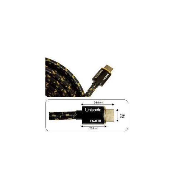 HDMI-UN10.0[10.0m] Unisonic[ユニソニック] HDMIケーブル【送料無料】