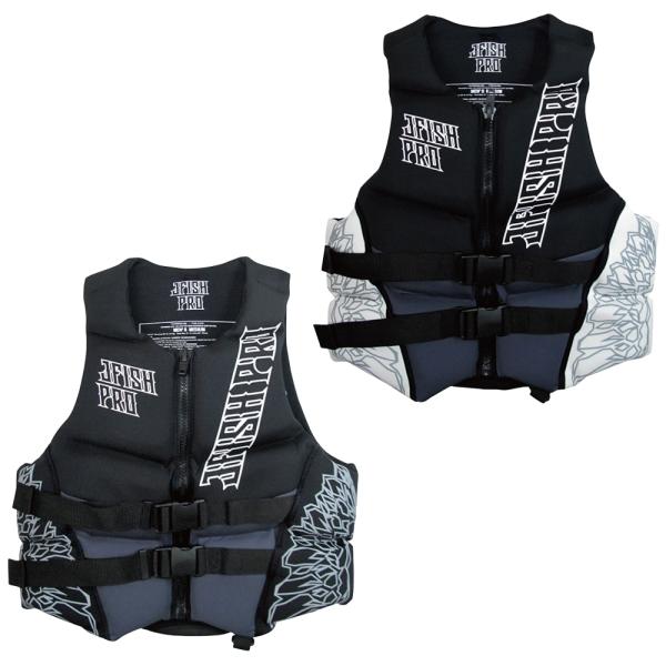 【美品】J-FISH PRO　水上バイク　ライフジャケット　ブラックライム　S 2020 J-FISH PRO NEO VEST