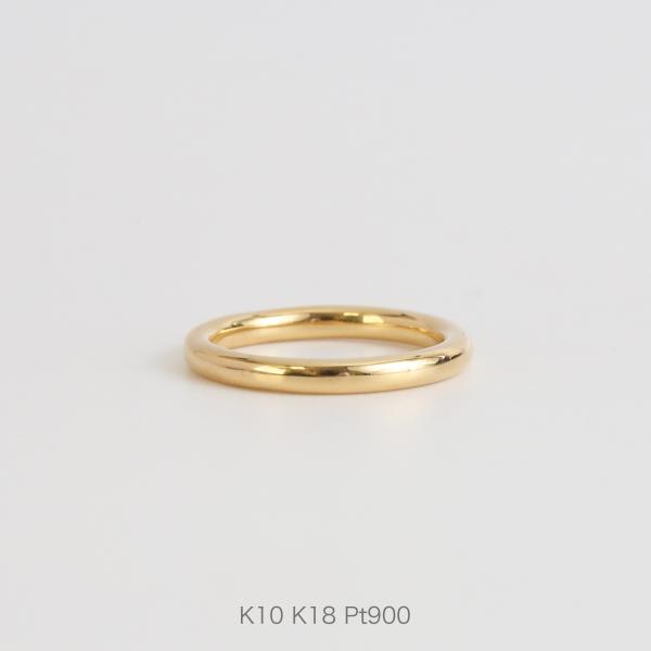 シンプル ゴールド リング 指輪 レディース マリッジリング 結婚指輪 