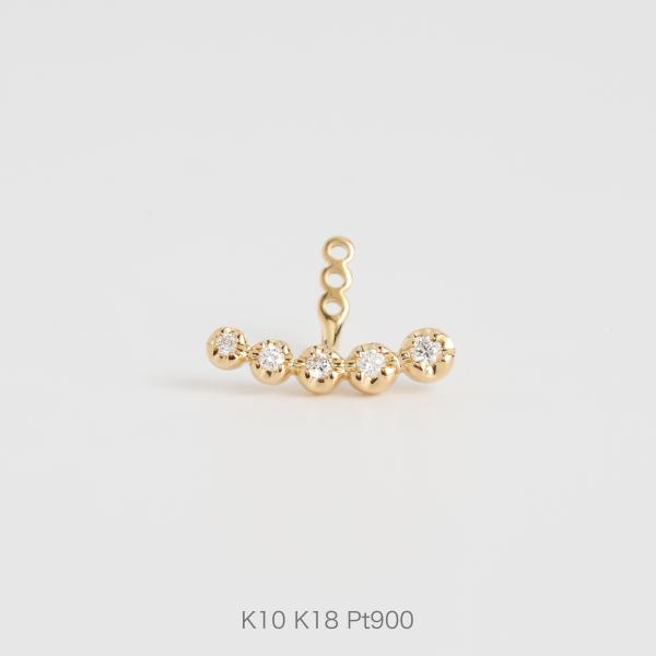 【美品】K18 ピアスパーツ ダイヤモンド avaron アヴァロン ピアス 美品】K18 ピアスパーツ ダイヤモンド avaron アヴァロン ピアス 美品