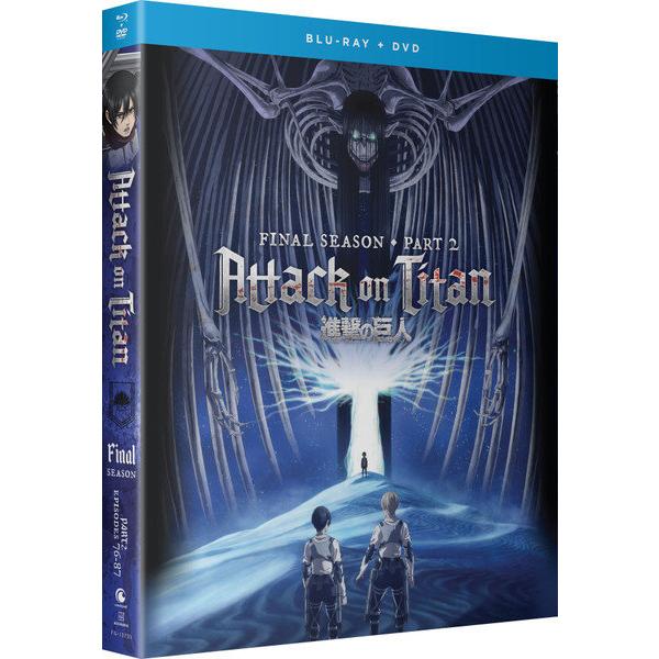 進撃の巨人 The Final Season 2 BD+DVD 全12話 300分収録 北米版 