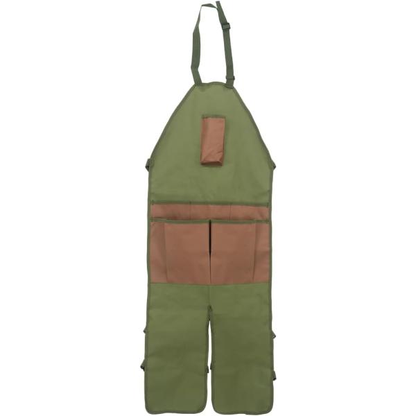 エプロンの紐を結ぶのが面倒・もっとたくさんポケットが欲しい・水や汚れに強いエプロンを探している…といった方にお勧めの作業用エプロンです。収納力と耐久性に優れた機能性の高いエプロンに仕上げました。一般的なエプロンとは異なり首元から足までの長さ...