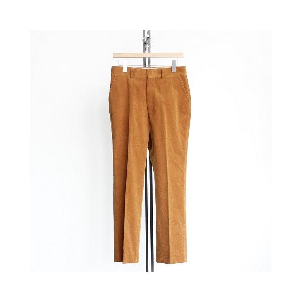 2018SS 【AURALEE オーラリー】 Washed Corduroy Slacks -Men- 《CAMEL