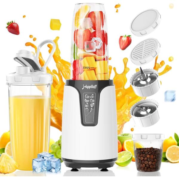 他サイト： ミキサー ジューサー 小型 850W ハイパワー 670ml大容量ボトル 氷も砕ける 一台多役 スムージー コーヒーミル ブレンダー AHK-040 爆買の商品画像