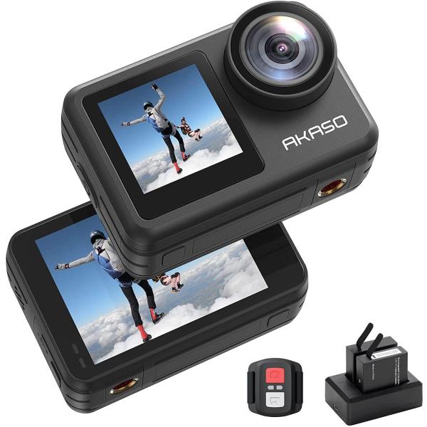 防水アクションカメラ Wi-Fi搭載 170度広角レンズ LERVING アクションカメラ 4K 30M防水 1600万画素 170度広角レンズ 2