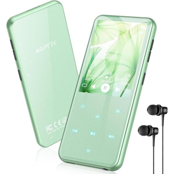 【 アップグレードされたBluetooth 5.3】MP3プレーヤーは、最新のBluetooth 5.3 技術で、高速な伝送とより安定した接続、より強力な干渉防止、より優れた互換性を達成します。Bluetoothで音楽プレーヤーとワイヤレス...