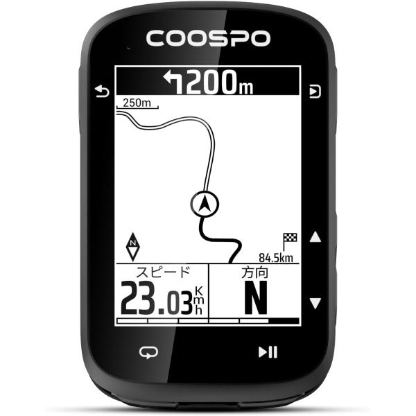 サイクルコンピュータ サイコン Bluetooth5.0 GPS搭載 ナビゲーション