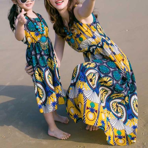 送料無料 親子服 花柄 シフォンロング丈 ノースリーブ ボヘミア ワンピース 親子お揃い ペアルック ワンピース 親子ペア 家族旅行 キッズ 大人 Buyee Buyee Japanese Proxy Service Buy From Japan Bot Online