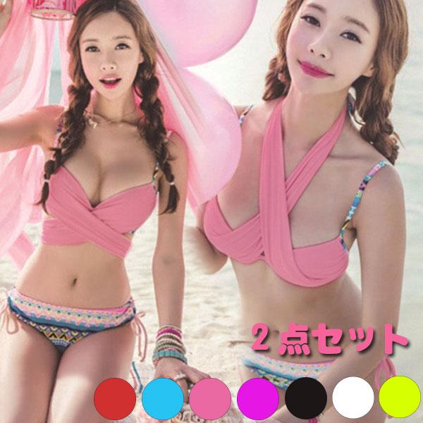 水着 カバー スイムウェア ビキニ タンキニ 水着 2点セット 女性 ママ 女の子 プール かわいい セクシー 旅行 温泉 Yyy001 B Aviva Shop 通販 Yahoo ショッピング