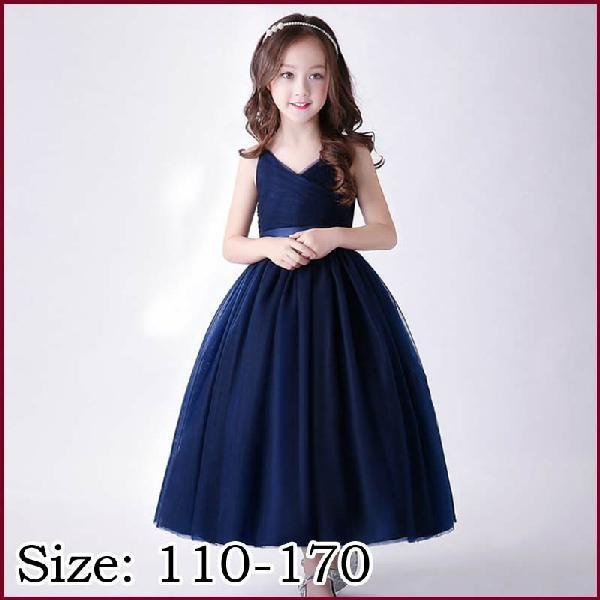 子供ドレス ピアノ発表会 ロングドレス ネイビードレス 子供ドレス ハンナ ジュニア 110 1 130 140 150 160 170cm 発 Mq9726 1 レインボーカステル 通販 Yahoo ショッピング