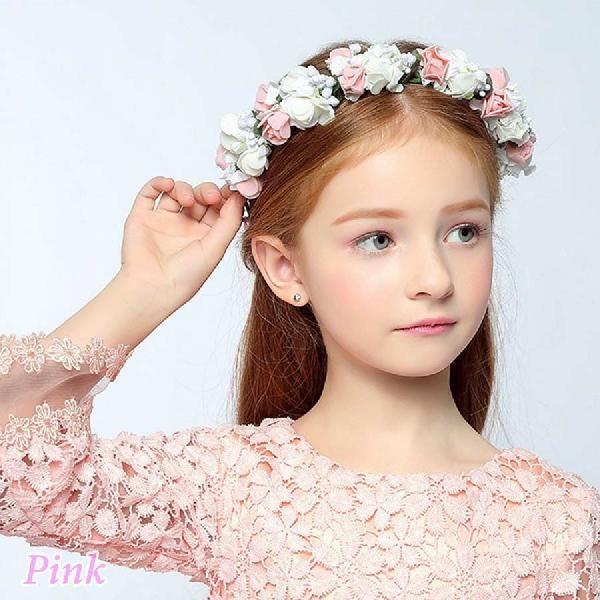 メール便発送 即納 ドレス花冠 花かんむり フラワーティアラ 女の子 子どもドレス 結婚式 リングガール用 キッズ ウエディング花かんむり フラワー Buyee Buyee Japanese Proxy Service Buy From Japan Bot Online