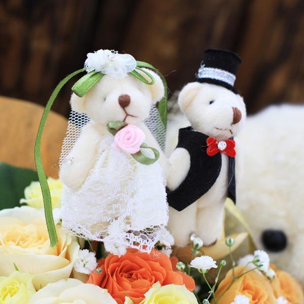 ピック ふわふわ もこもこ ぬいぐるみ かわいい ウエディングベアピック 花束 フラワーアレンジ 結婚祝い Buyee Buyee 提供一站式最全面最專業現地yahoo Japan拍賣代bid代拍代購服務 Bot Online