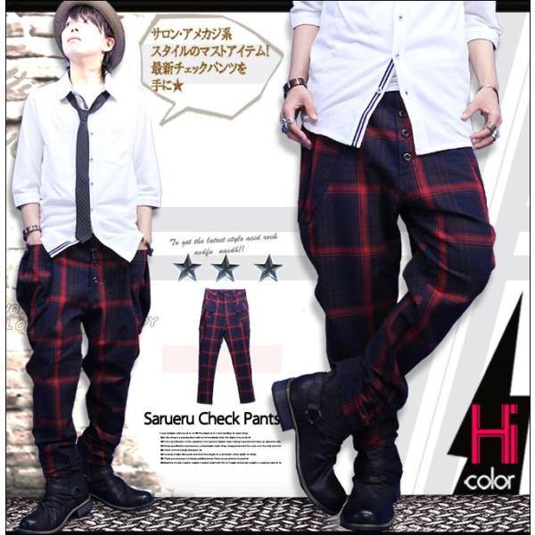 チェックパンツ メンズ チェックパンツ サルエル チェックパンツ メンズ 赤 黒 ボトムス Buyee 日本代购平台 产品购物网站大全 Buyee一站式代购 Bot Online