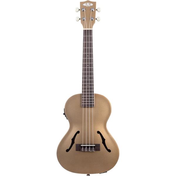KALA KA-JTE-KZGD_W/CASE Kalamazoo Gold カラ テナー ウクレレ マホガニーボディ エレキ仕様 Fホール カラマズー ゴールド