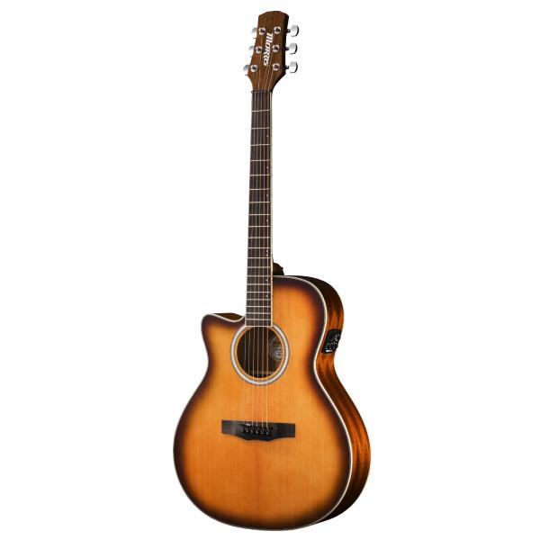 Morris R-011LH TS レフティ 左利き用 モーリス フォークサイズ アコースティックギター エレアコ タバコサンバースト 初心者