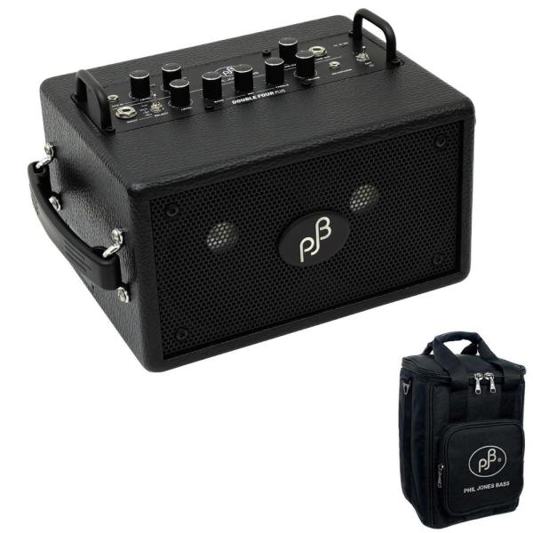 Phil Jones Bass PJB Double Four Plus BK ブラック ダブルフォー フィルジョーンズ 小型ベースアンプ 専用キャリングバッグ セット