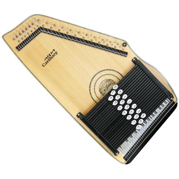 沖縄・離島以外送料無料カラフルなサウンドでアンサンブルに色を添えるコードハープ。21バーを装備し、ブルーグラス音楽だけでなく、あらゆるジャンルで活躍できる楽器です。簡単にコードを押さえることが出来る演奏性と、きらびやかな美しい和音の響きが魅...