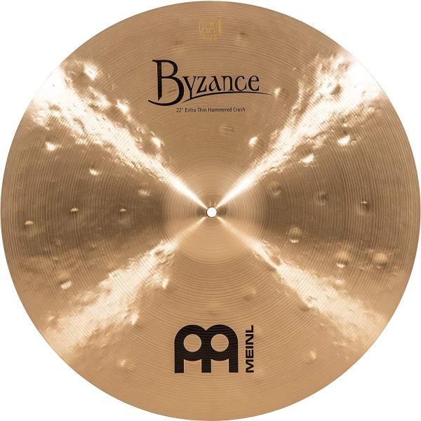 MEINL Cymbals マイネル Byzance Traditional Series クラッシュシンバル 22" Extra Thin Hammered Crash B22ETHC