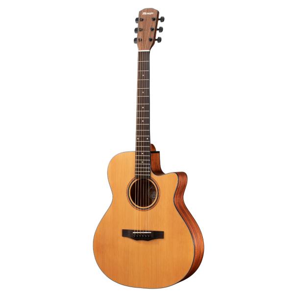 Morris S-031E NAT 　エレアコ　ソフトケース付 □Morris S 031E エレアコ 開封～音出し アコギ初心者にオススメ