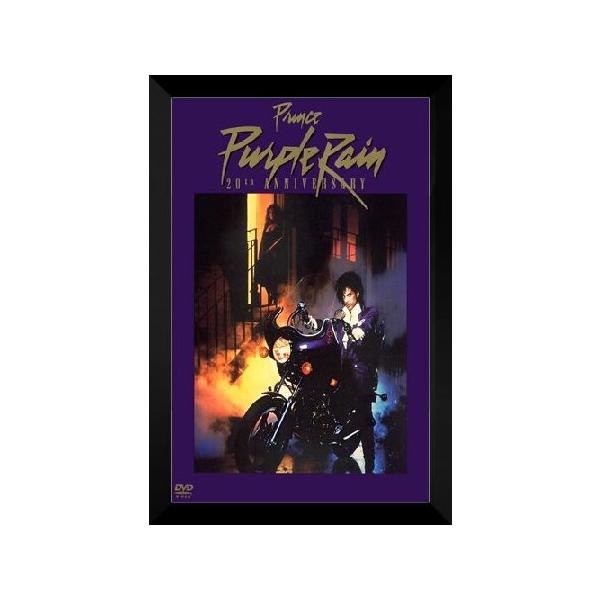 パープル雨Framed 27 x 40映画ポスター: Prince