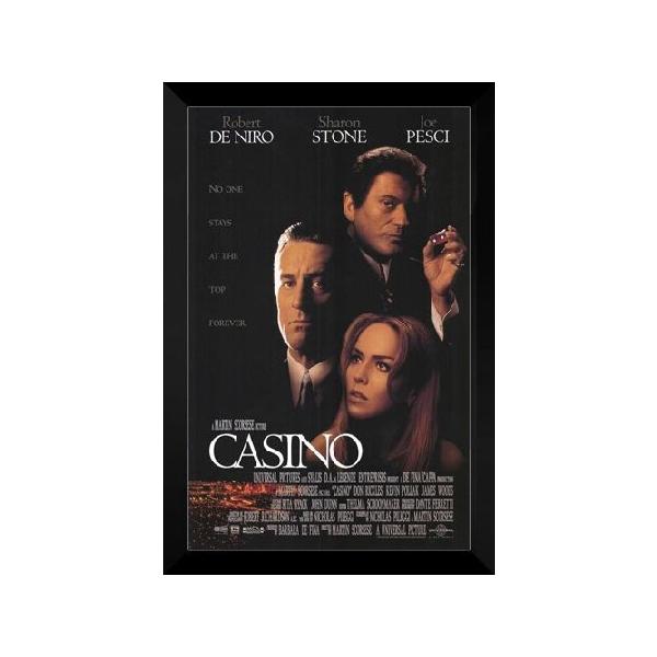 カジノFramed 27 x 40映画ポスター: Robert De Niro