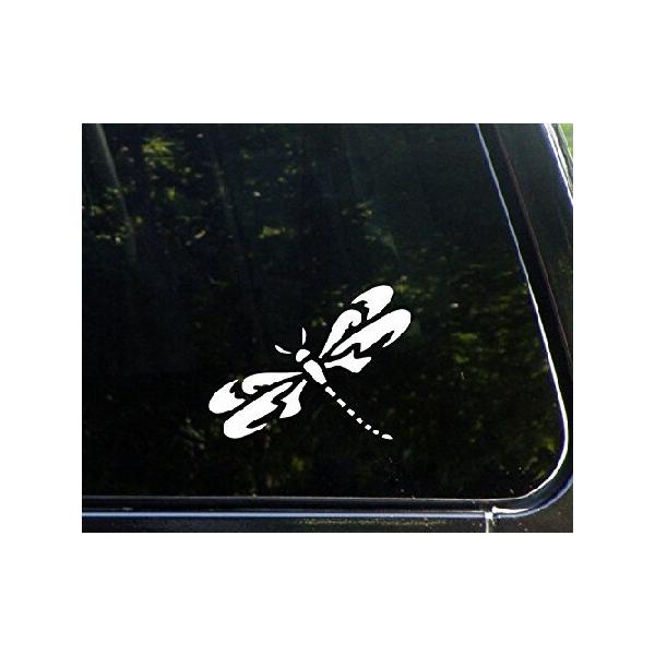 CMI182 トンボ ホワイト 4.5インチ ビニールステッカー/デカール