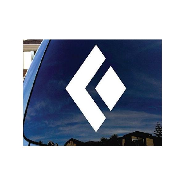 cmi266ブラックダイヤモンド登山車ウィンドウホワイトビニールデカールステッカー4 