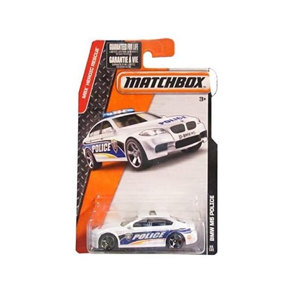 マッチボックス - BMW m5 Police Car - European Racer MBX Heroic Rescueシリーズ2016 1 : 64 Scale Diecast by Mattel by Mattel