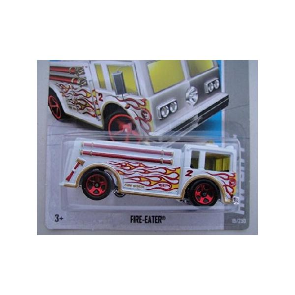 HOT WHEELS HW CITY WHITE FIRE EATER 19/250 BE THE WORLD'S BEST DRIVER CARD