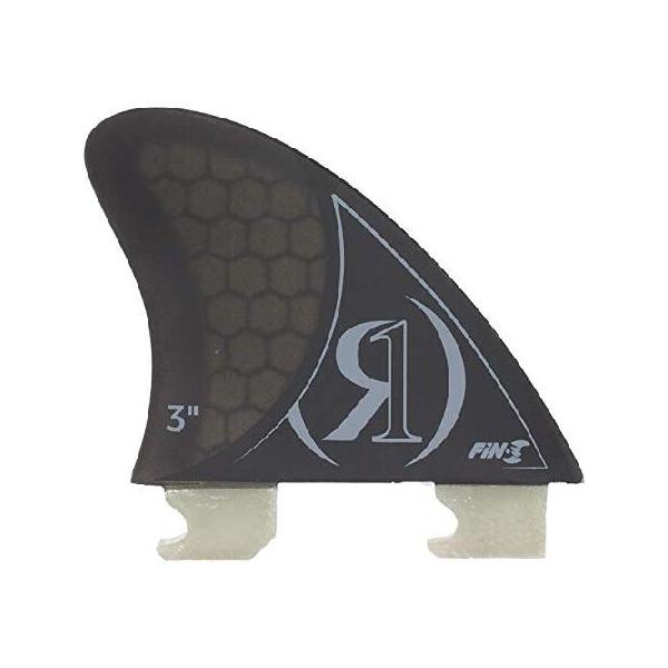 Ronix 3インチ - Fin-S 2.0 ツールレスファイバーグラス - 右サーフフィン - ブラック