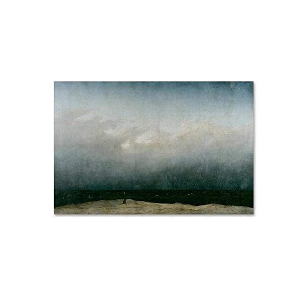 Trademark Fine Art Monk by The Sea Wall Decor, 12 in x 19 in