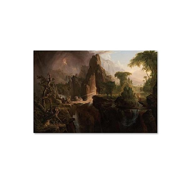 商標FineアートExpulsion from the Garden of Eden壁飾り 22x32 AA00851-C2232GG
