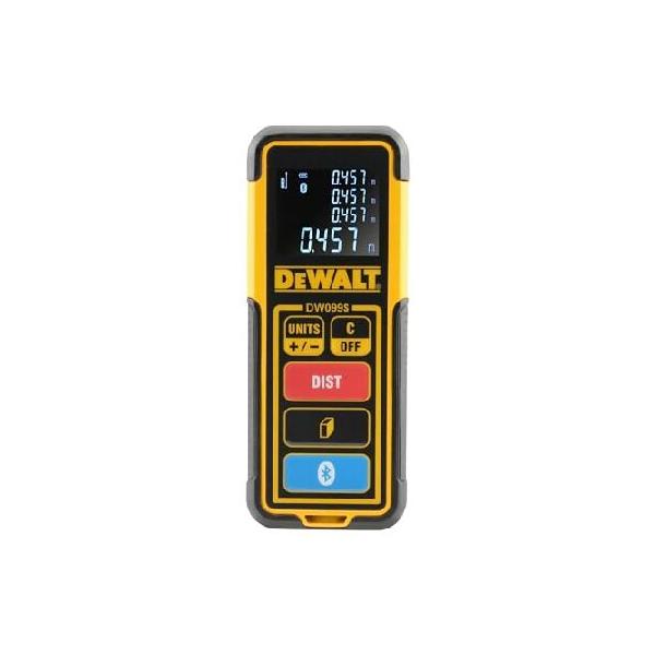 DEWALT Laser Measure Tool/Distance Meter, 100-Feet with Bluetooth (DW099S)