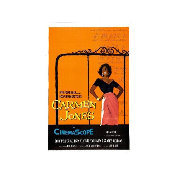 Posterazzi Carmen Jones Dorothy Dandridge 1954. Tm And Copyright 20Th Century Fox Film All Rights Reserved. 映画 マスタープリント ポスタープリント、(1