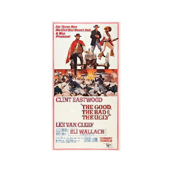 Posterazzi The Good The Bad and The Ugly Clint Eastwood Lee Van Cleef Eli Wallach 1966年 アート映画マスタープリントポスタープリント 11 x 17インチ