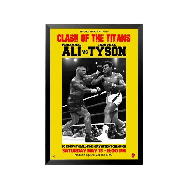 Buyartforless フレーム入り モハメド・アリ対マイク・タイソン 36x24