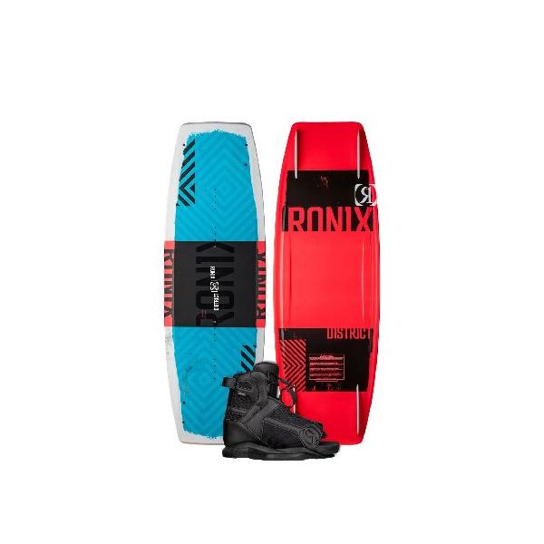 Ronix District Wakeboard, 129 cm w/ Divide Boots, 5-8.5