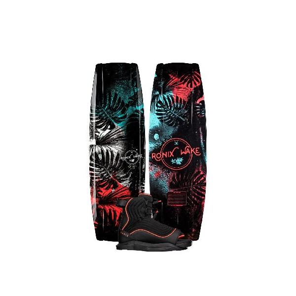 Ronix Krush ウェイクボード 130cm 贅沢なブーツ付き 8-10.5