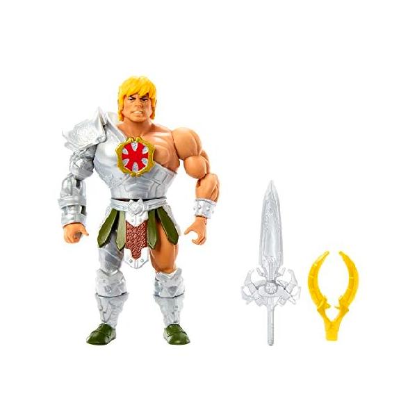 Masters of the Universe Origins Action Figure ＆ Accessory, Rise of Snake Men Armor He-Man ＆ Mini Comic Book, 5.5 inch