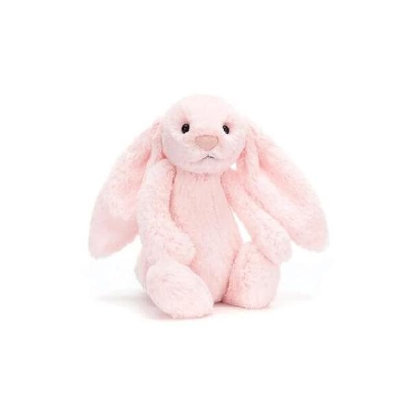 Jellycat Bashful Pink Bunny Medium - L: 9cm x W: 12cm x H: 31cm
