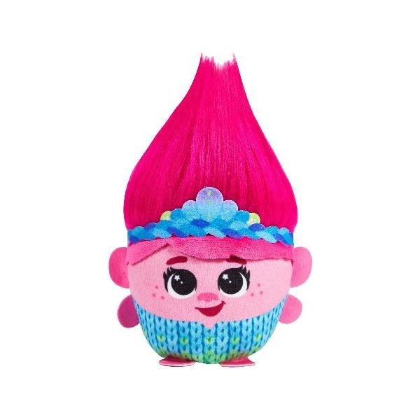 Mattel DreamWorks トロールズ バンドトゥギャザー ヘアモニーミキサー クイーンポピー ぬいぐるみ 音付き 6インチ キャラクター ソフトドール 映画からインスパ