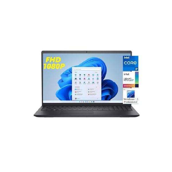 DELL (デル) 2023 Inspiron 15 3000 ビジネスノートパソコン 15.6インチ FHDディスプレイ 第12世代 Intel Core i7-1255U Windows 11 Pro 16GB DDR4 RAM 512GB SS
