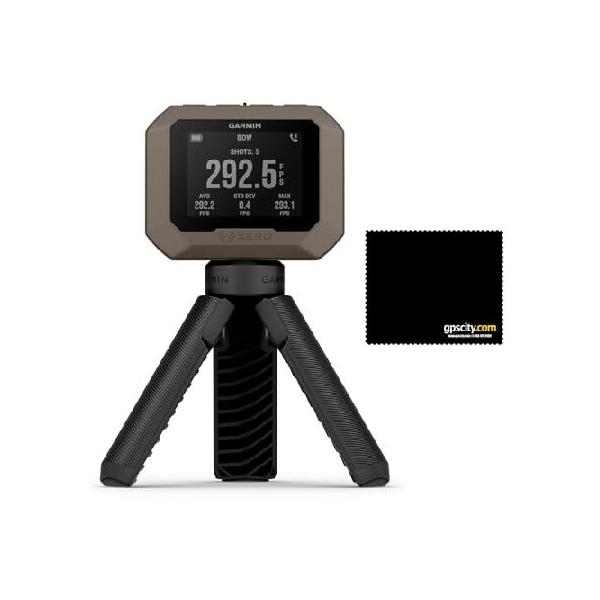 Garmin (ガーミン) Xero C1 Pro コンパクトクロノグラフ シンプルセットアップバンドル GPS Cityマイクロファイバークリーニングクロス(010-02618-10)
