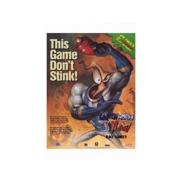 Video Game - Earthworm Jim Movie Poster Print (27 x 40)