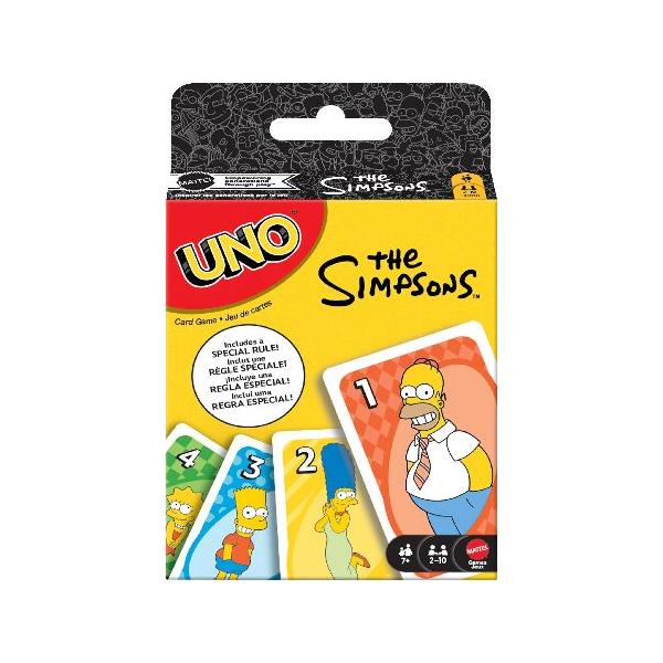 Mattel Games UNO ザ・シンプソンズカードゲーム キッズ/大人/家族の夜/パーティー/旅行/キャンプ用 シリーズにインスパイアされたおもちゃの収集品