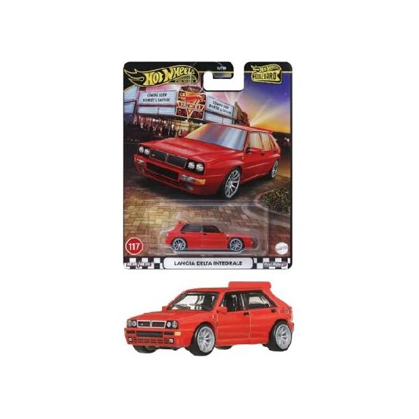 ホットウィール(Hot Wheels) ブールバード ランチア デルタ インテグラーレ 乗り物おもちゃ ミニカー 3歳から レッド JBL18