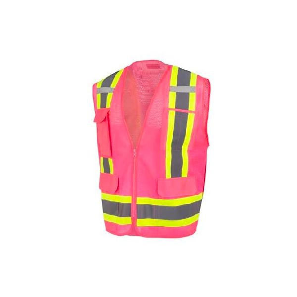 [Radians] 安全ベスト Sv6p-1 Type O Class 1 Mesh Surveyor Vest ピンク XX-Large