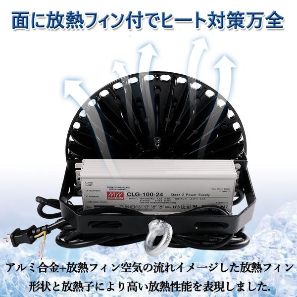 CE RoHS PSE認証】昼光色 UFO型led投光器 LED高天井照明 150W 24000lm