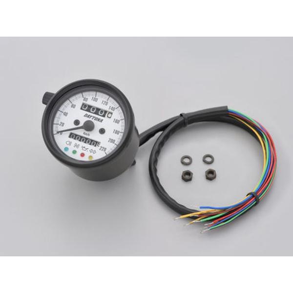 他サイト： DAYTONA デイトナ キカイシキSPメーター220 BK/WHT/INDの商品画像